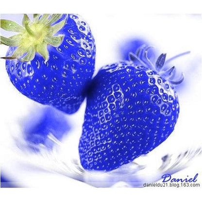 Rare Blue Strawberry Seeds (100 PCS Bonsai Variety) by HitMyNeed