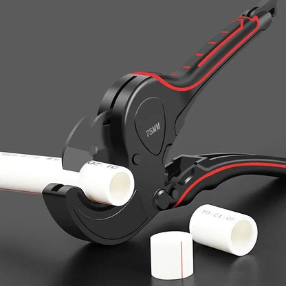 Ratchet Pipe Cutter 0-75mm for PVC, PU, PP, PE Hoses 0-63mm by HitMyNeed