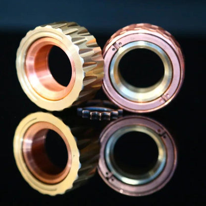 Ratchet Wheel Metal Fidget Ring Slider for Adults by HitMyNeed