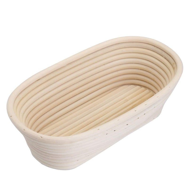 Rattan Bread Proofing Baskets with Liners (Set of 2) by HitMyNeed
