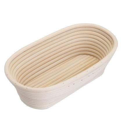 Rattan Bread Proofing Baskets with Liners (Set of 2) by HitMyNeed