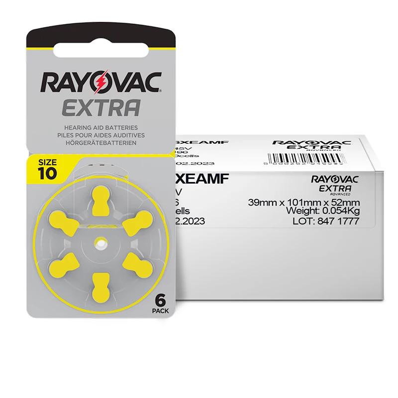 Rayovac Extra Size 10 Hearing Aid Batteries 60 Pack by HitMyNeed