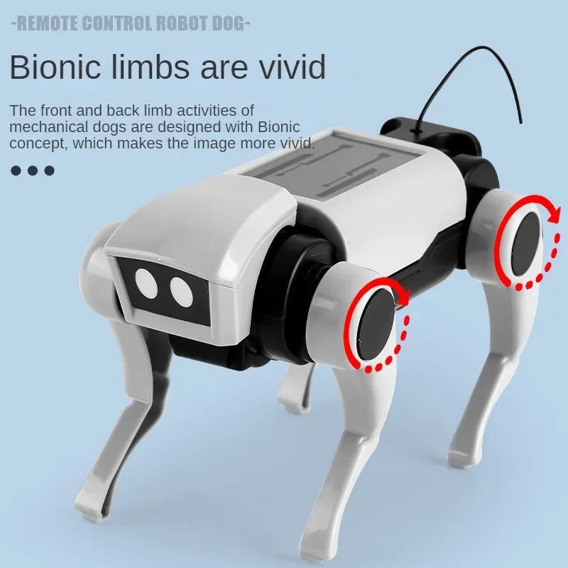 RC DIY Mechanical Robot Dog Toy with Remote Control by HitMyNeed