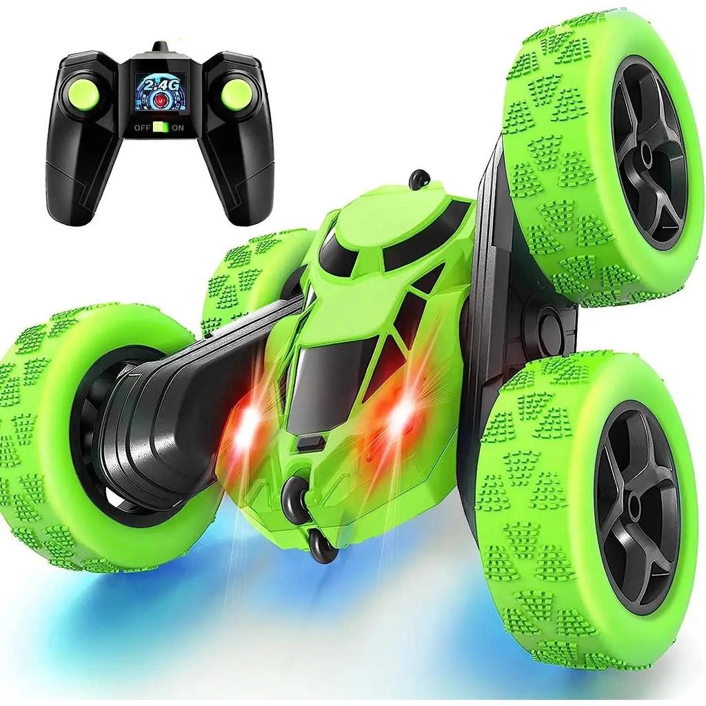 RC Double-Sided Stunt Car with 360° Rotation 2.4G by HitMyNeed