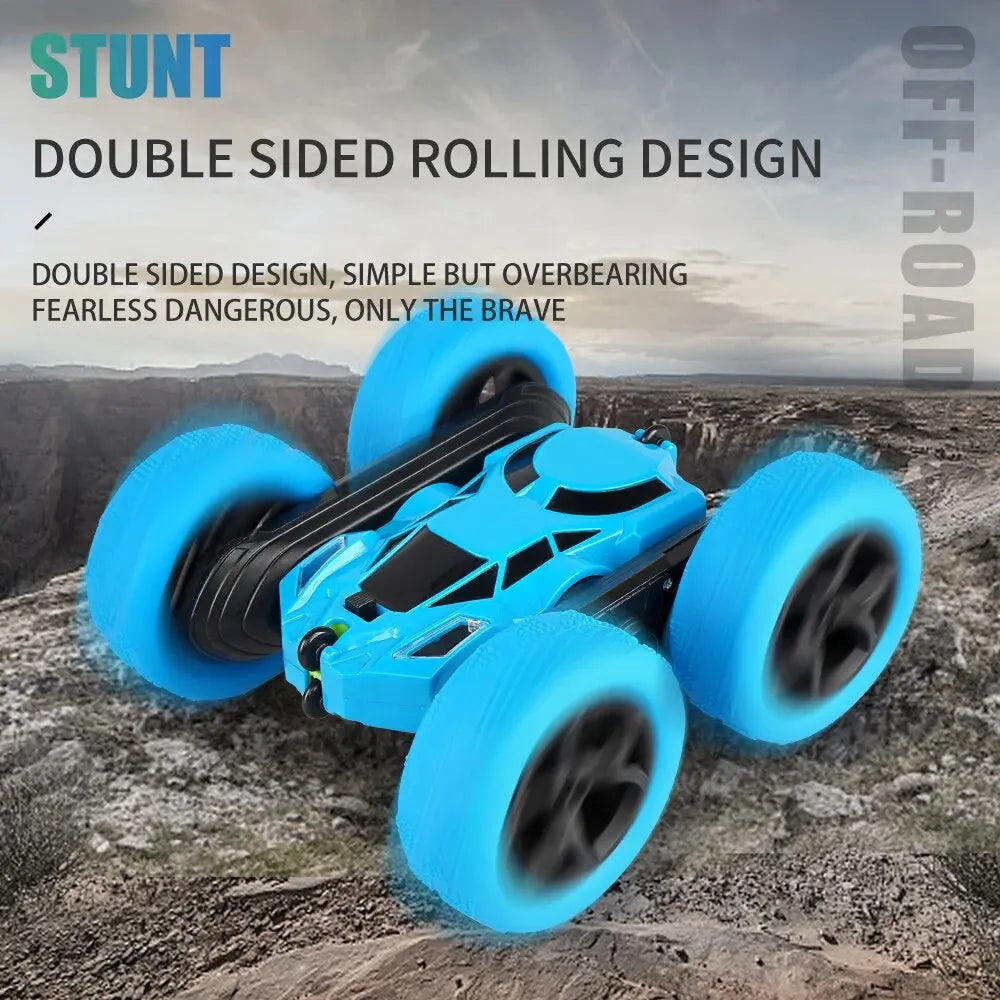 RC Double-Sided Stunt Car with 360° Rotation 2.4G by HitMyNeed