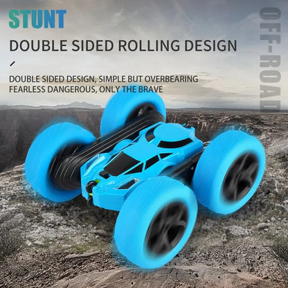 RC Double-Sided Stunt Car with 360° Rotation 2.4G by HitMyNeed