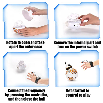 RC Gesture Control Robot Ball with 2.4G Remote by HitMyNeed