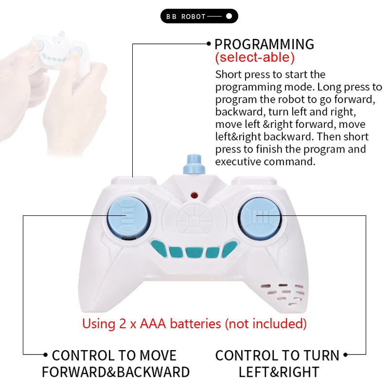 RC Gesture Robot Car with 2.4G Remote & Sound Control by HitMyNeed