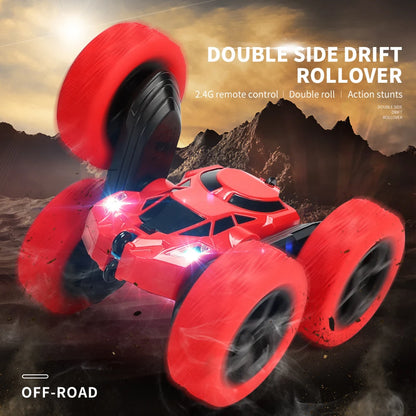 RC Stunt Car 2.4GHz Double-Sided Flip Kids Toy by HitMyNeed