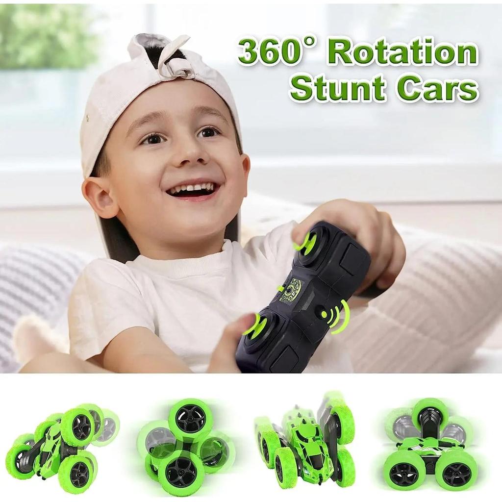 RC Stunt Car 2.4GHz Double-Sided Flip Kids Toy by HitMyNeed