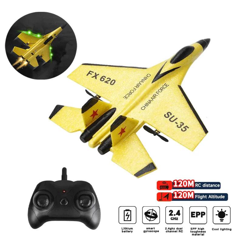 RC SU-35 Foam Fighter Jet 2.4G Remote Control Plane by HitMyNeed