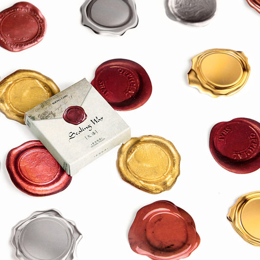 Ready to Use Wax Seal Stickers (45 Pack) by HitMyNeed