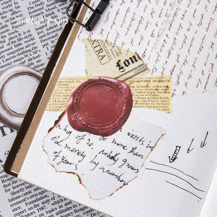 Ready to Use Wax Seal Stickers (45 Pack) by HitMyNeed