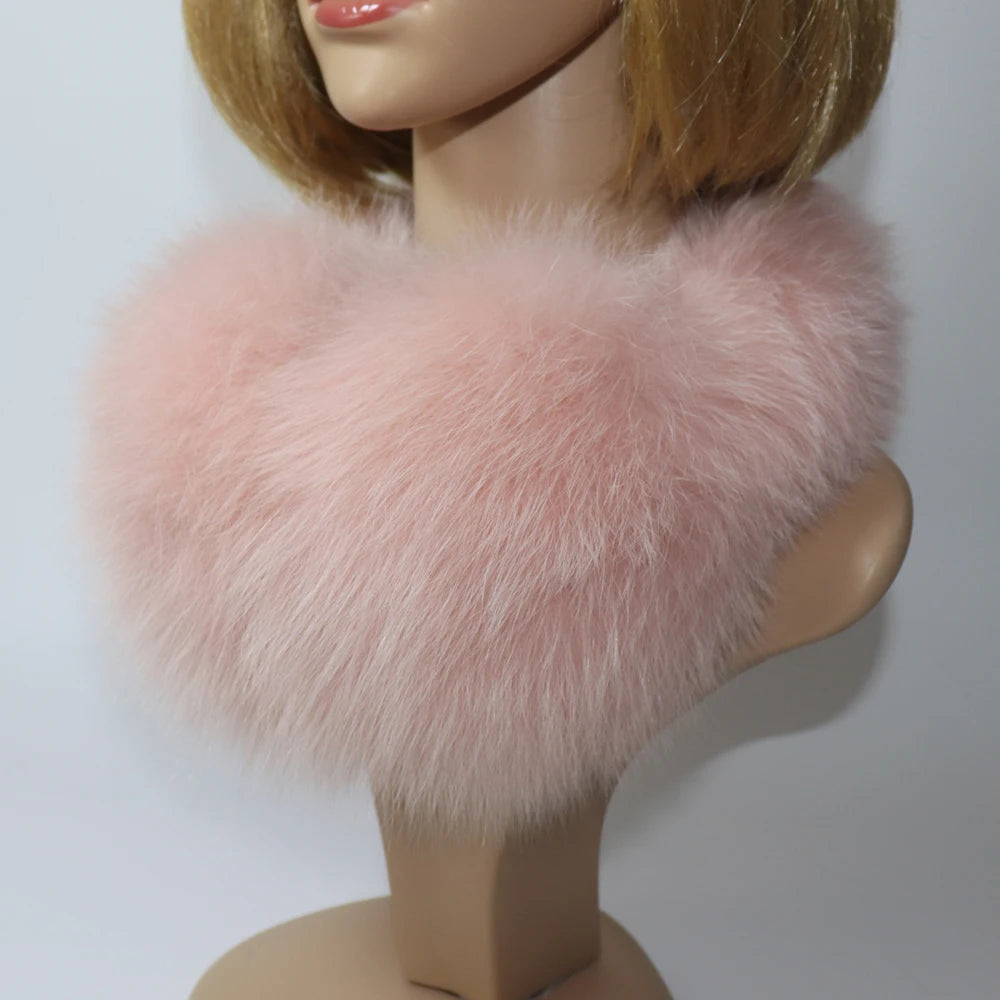 Real Fox Fur Winter Earmuffs and Scarf for Women by HitMyNeed