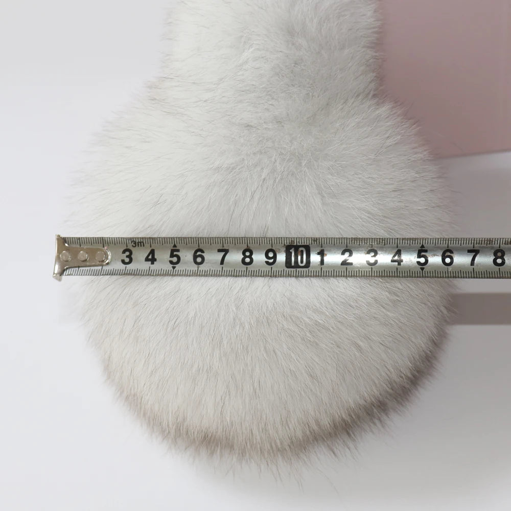 Real Fox Fur Winter Earmuffs and Scarf for Women by HitMyNeed