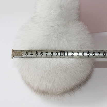 Real Fox Fur Winter Earmuffs and Scarf for Women by HitMyNeed