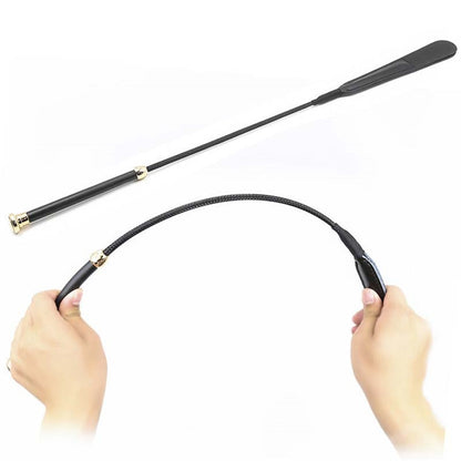 Real Leather Horse Riding Whip 64cm by HitMyNeed