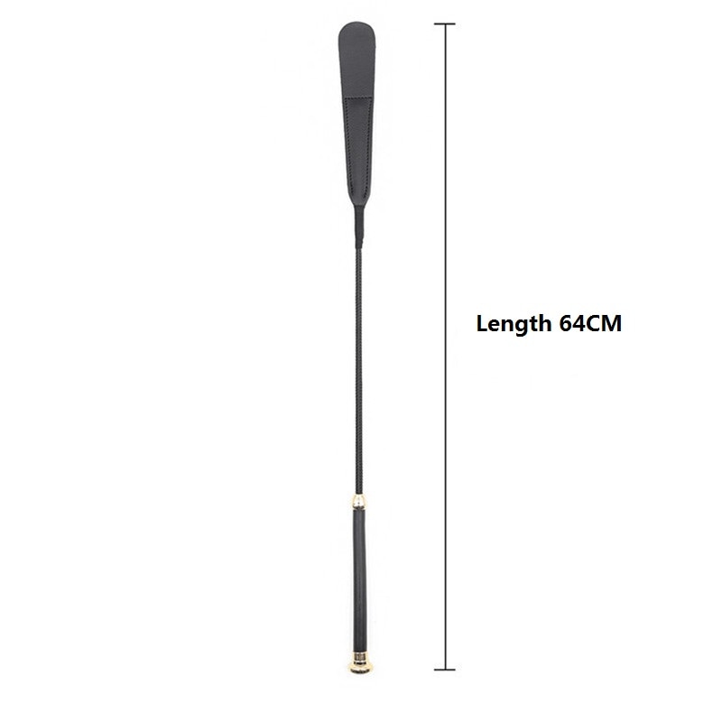 Real Leather Horse Riding Whip 64cm by HitMyNeed