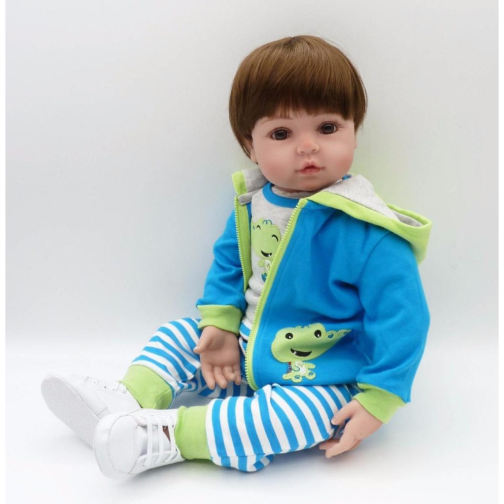 Realistic 19-Inch Lifelike Baby Doll with Accessories by HitMyNeed