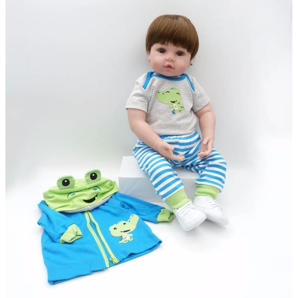 Realistic 19-Inch Lifelike Baby Doll with Accessories by HitMyNeed