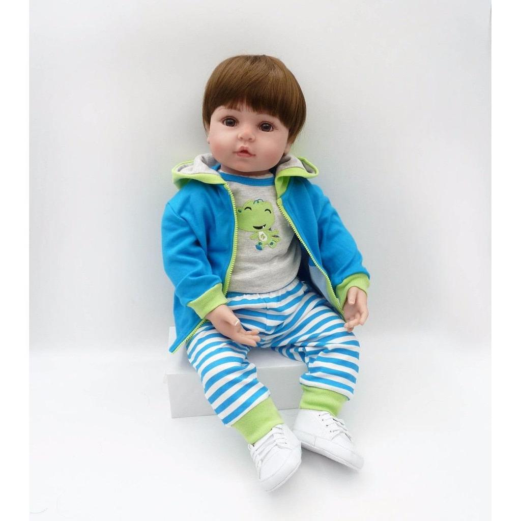 Realistic 19-Inch Lifelike Baby Doll with Accessories by HitMyNeed