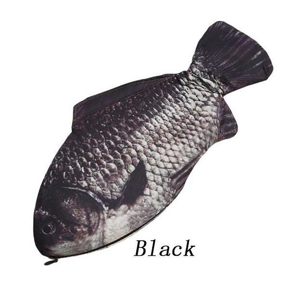 Realistic 3D Fish Pouch Pencil & Makeup Case by HitMyNeed