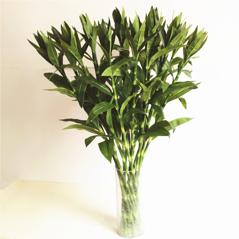 Realistic Artificial Bamboo Stalks, 90cm (Set of 3) by HitMyNeed