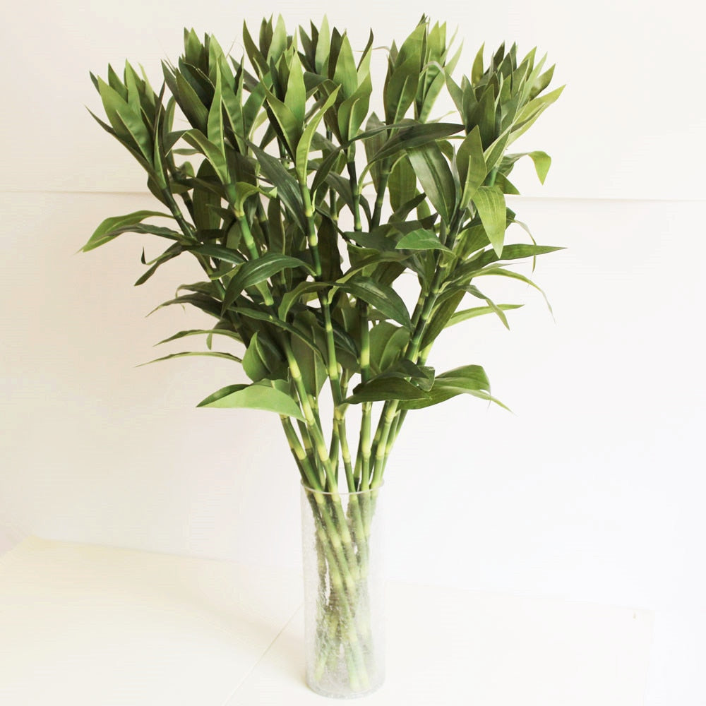 Realistic Artificial Bamboo Stalks, 90cm (Set of 3) by HitMyNeed