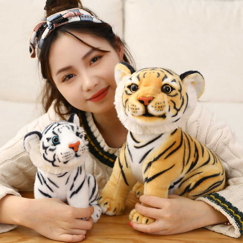 Realistic Baby Tiger Plush Toy Pillow for Kids by HitMyNeed