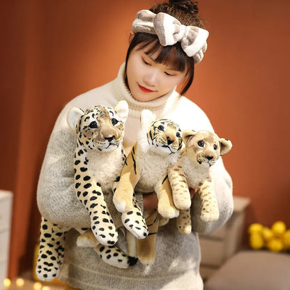 Realistic Big Cat Plush Pillow Toys 39-58cm by HitMyNeed