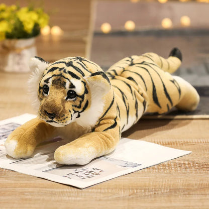 Realistic Big Cat Plush Pillow Toys 39-58cm tiger 39cm by HitMyNeed