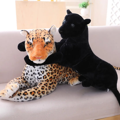 Realistic Black Panther Plush Toy 30-90cm by HitMyNeed
