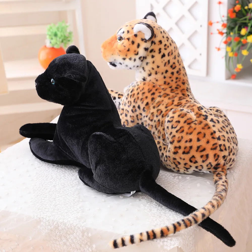 Realistic Black Panther Plush Toy 30-90cm by HitMyNeed