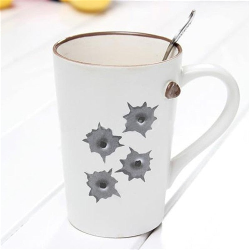 Realistic Bullet Hole Decal Stickers (32 Pack) by HitMyNeed