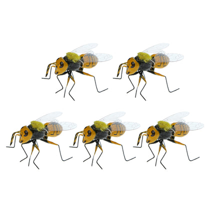Realistic Bumble Bee Garden Ornaments (Set of 5) by HitMyNeed