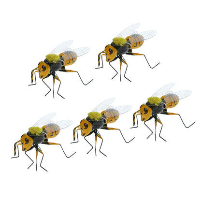 Realistic Bumble Bee Garden Ornaments (Set of 5) by HitMyNeed