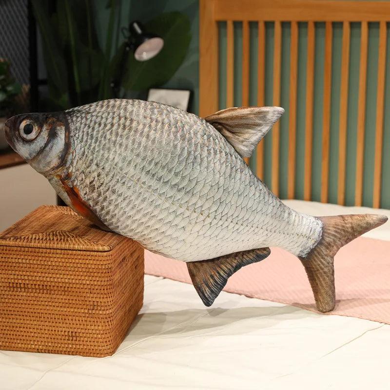 Realistic Carp Fish Plush Pillow 30-100cm 40cm bianyu by HitMyNeed