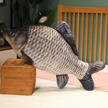 Realistic Carp Fish Plush Pillow 30-100cm 60cm jiyu by HitMyNeed