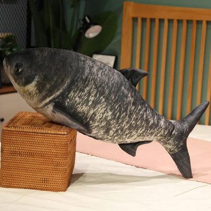 Realistic Carp Fish Plush Pillow 30-100cm 60cm lianyong by HitMyNeed