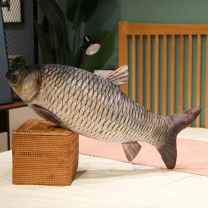 Realistic Carp Fish Plush Pillow 30-100cm 60cm qingyu by HitMyNeed