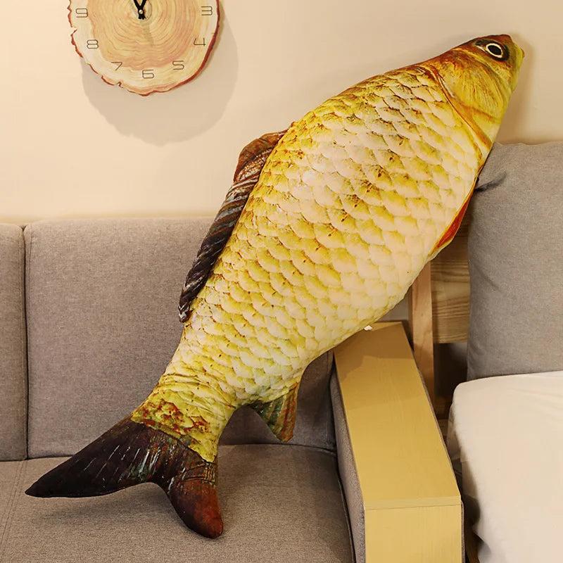 Realistic Carp Fish Plush Pillow 30-100cm 80cm jiyu-496 by HitMyNeed