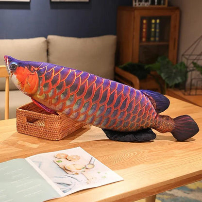 Realistic Carp Fish Plush Pillow 30-100cm 80cm purple by HitMyNeed