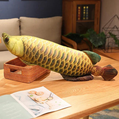 Realistic Carp Fish Plush Pillow 30-100cm 80cm yellow by HitMyNeed