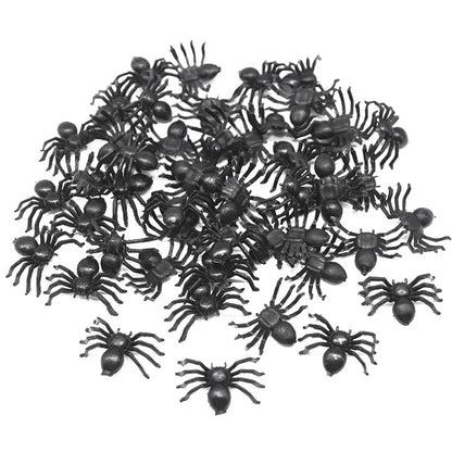 Realistic Fake Spiders Halloween Decoration 50 Pack by HitMyNeed