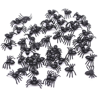 Realistic Fake Spiders Halloween Decoration 50 Pack by HitMyNeed