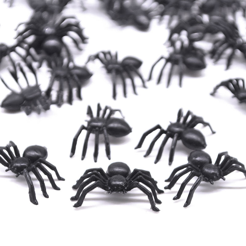 Realistic Fake Spiders Halloween Decoration 50 Pack by HitMyNeed