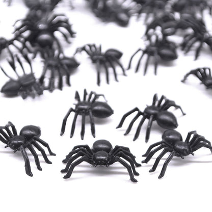 Realistic Fake Spiders Halloween Decoration 50 Pack by HitMyNeed