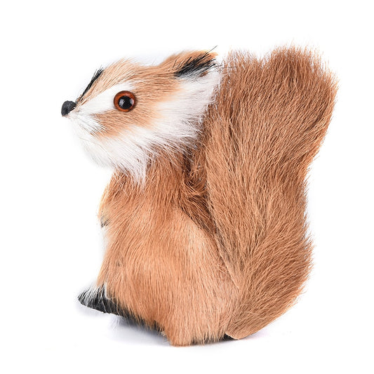 Realistic Fake Squirrel Plush Garden & Home Decor by HitMyNeed