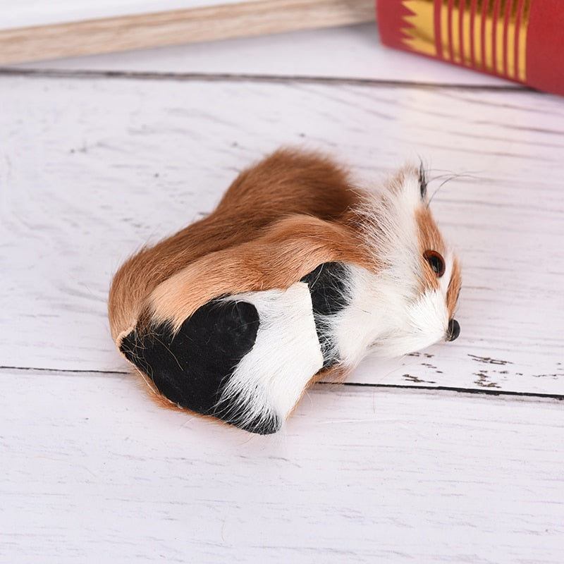 Realistic Fake Squirrel Plush Garden & Home Decor by HitMyNeed