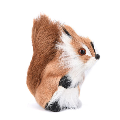Realistic Fake Squirrel Plush Garden & Home Decor by HitMyNeed